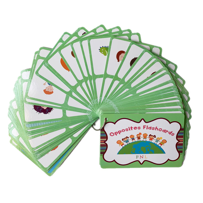 Baby Products China - The 100 Groups Opposites Flashcards English