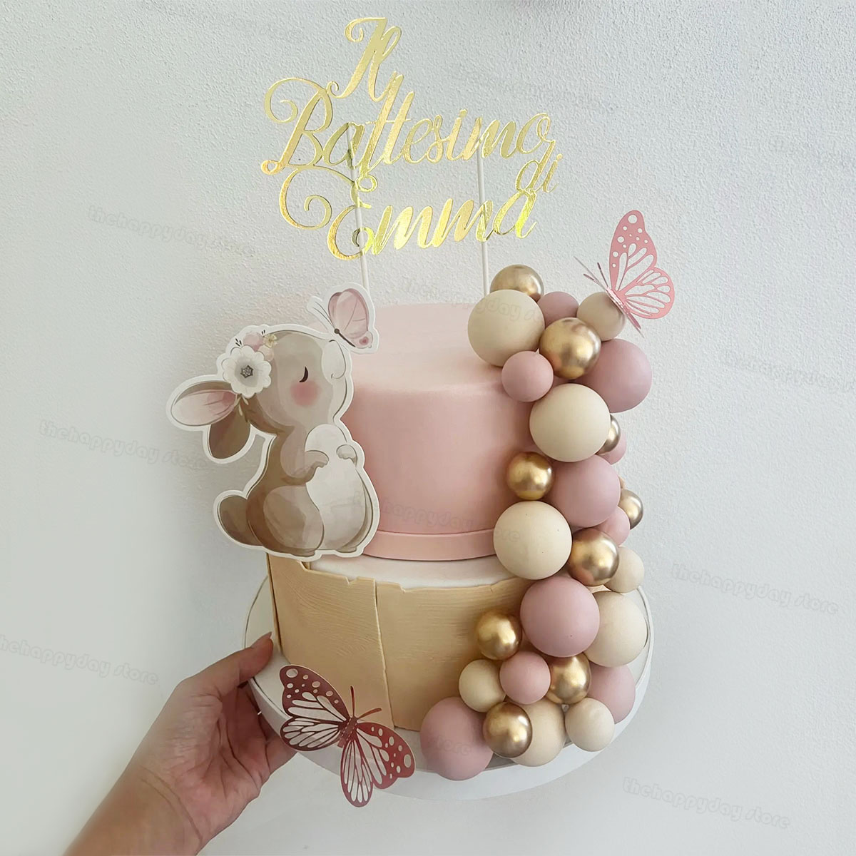 Baby Products Moisturizer - 1Set Bunny Cream Gold Balls Cake