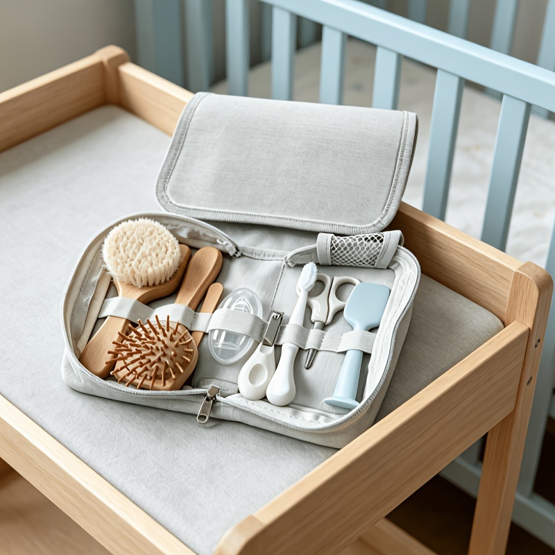 Baby Products Kit Set - 8-Piece baby Storage Bag Daily Care