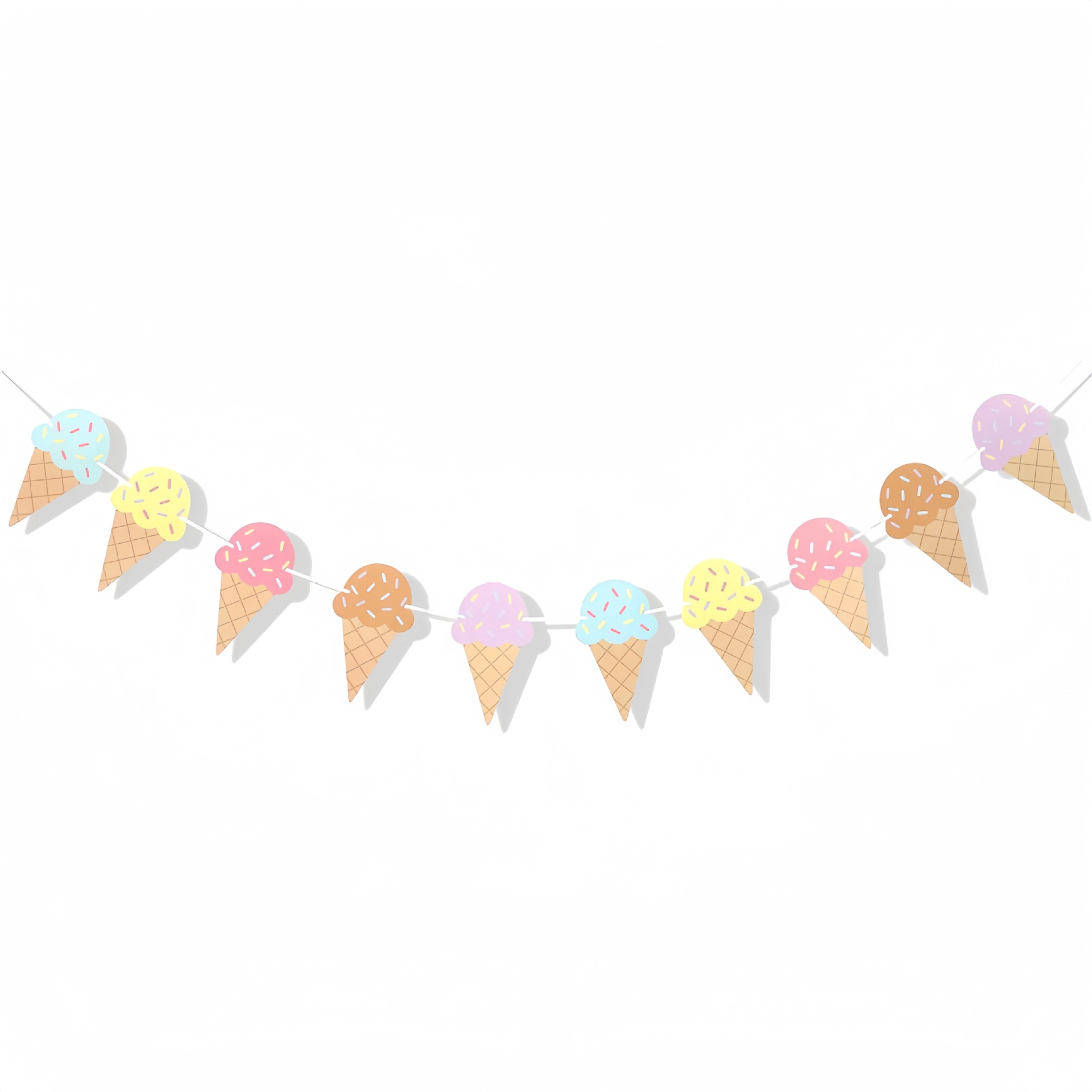Baby Products Moisturizer - Sweet Ice Cream Theme Paper Banner