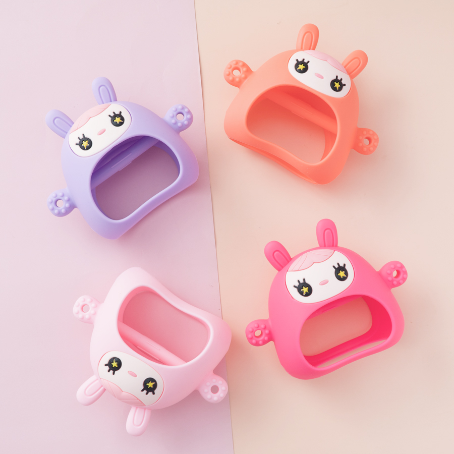 Teething Mitten Baby - Color Kids Silicone Teether Toy BPA