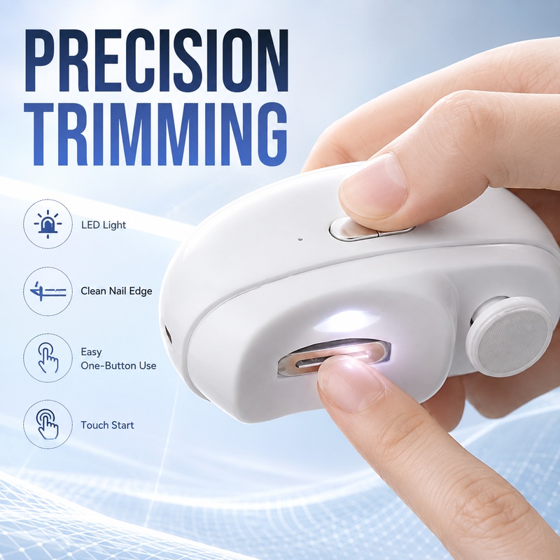 Electric Nail Clipper Cutter 2 - Baby Nail Trimmer Electric ulasan dan harga