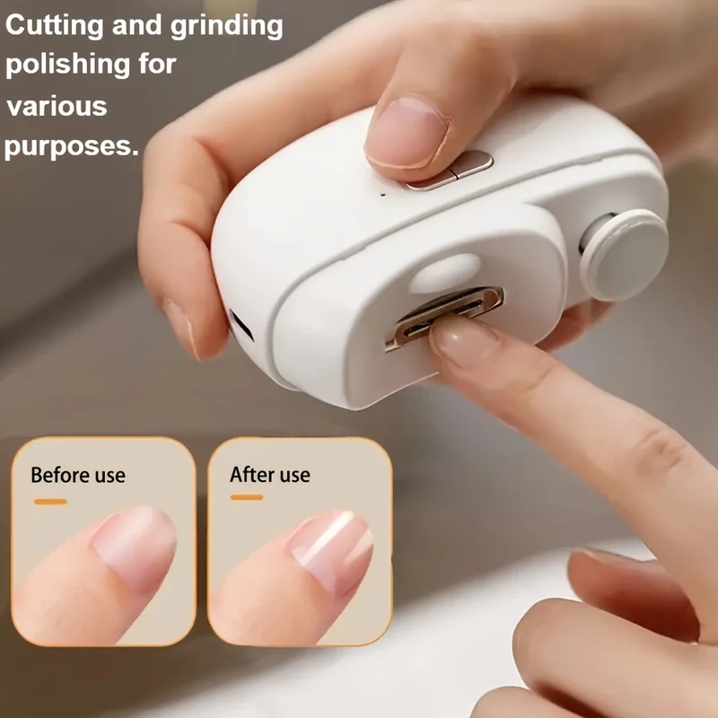 Electric Nail Clipper Cutter 2 - Baby Nail Trimmer Electric ulasan dan harga