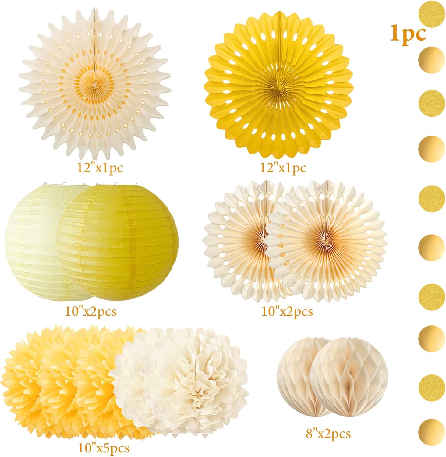 Yellow Party Decorations Yello - Baby Products Moisturizer ulasan dan harga