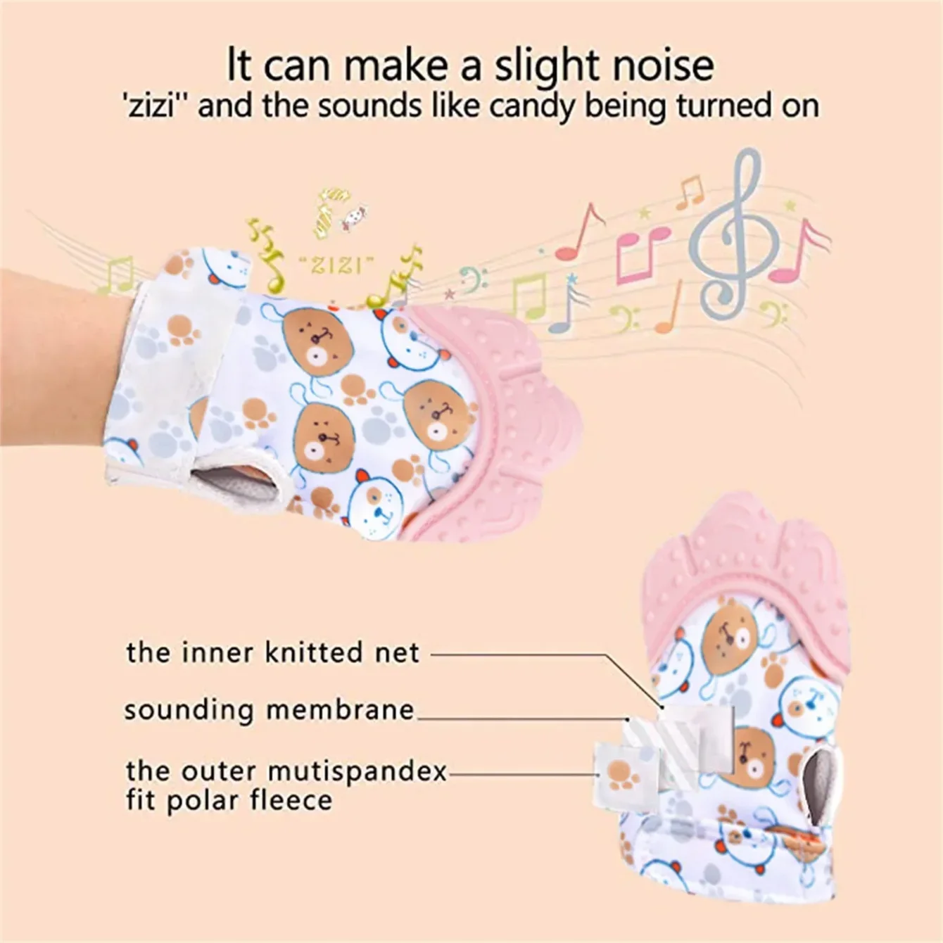Newborn Teething Silicone Mitt - Teething Mitten Baby ulasan dan harga