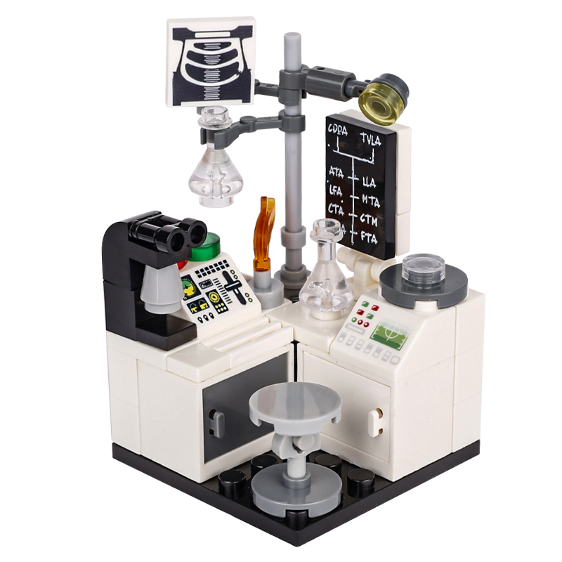 MOC City Laboratory Lab Buildi - Lego Set Creator ulasan dan harga