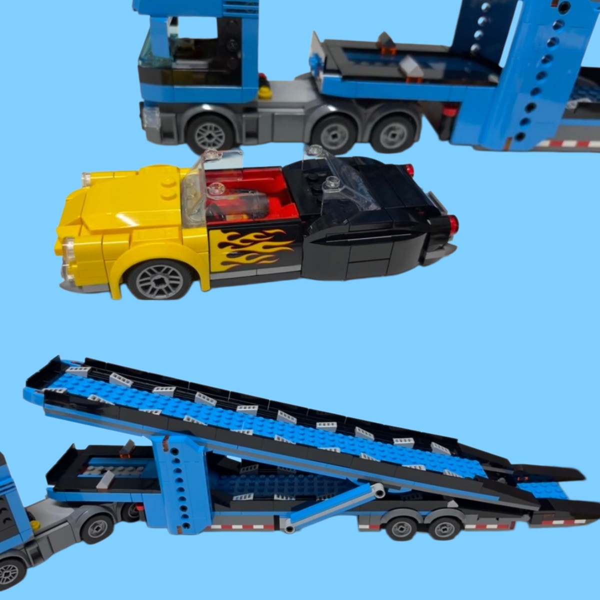 City series car transport truc - Lego Set Creator ulasan dan harga