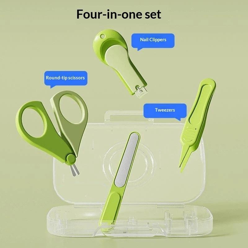4Pcs Kids Safe Portable Nail C - Baby Products Kit Set ulasan dan harga