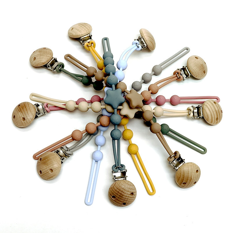 1/18pcs Teether Chain Baby Sil - Baby Products Moisturizer ulasan dan harga