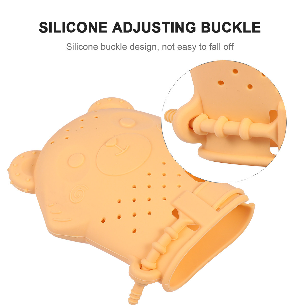Silicone Baby Teether Mitten S - Teething Mitten Baby ulasan dan harga