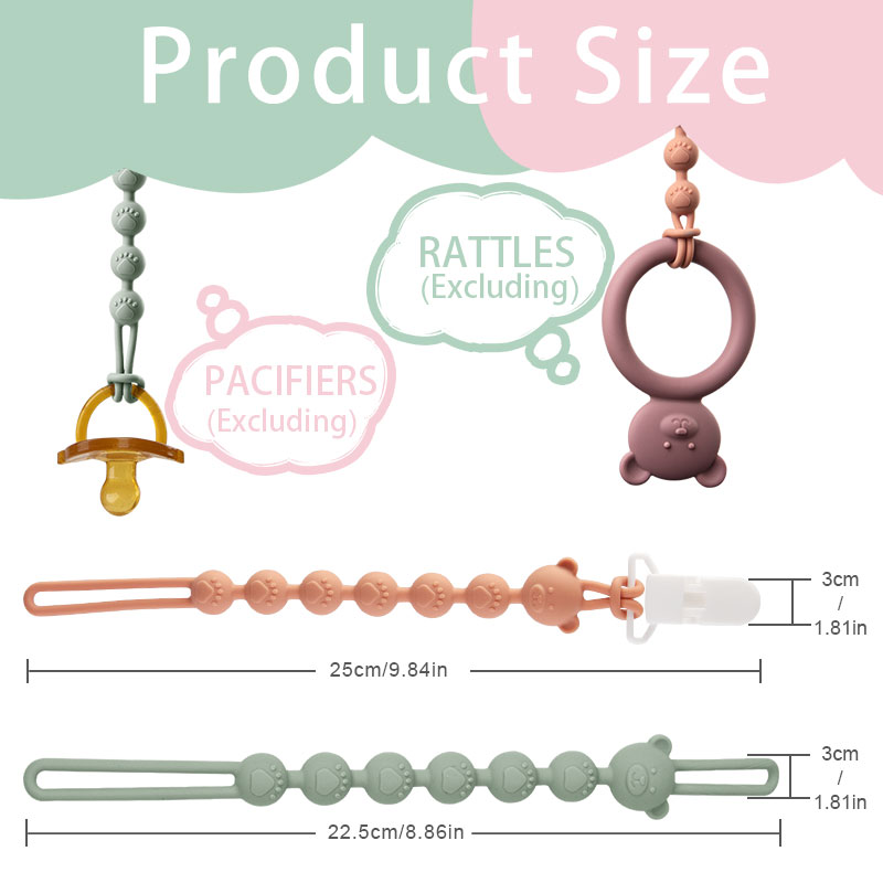 Baby Anti-drop Chain Pacifier  - Baby Products Moisturizer ulasan dan harga