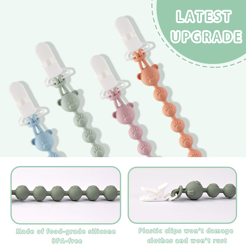 Baby Anti-drop Chain Pacifier  - Baby Products Moisturizer ulasan dan harga