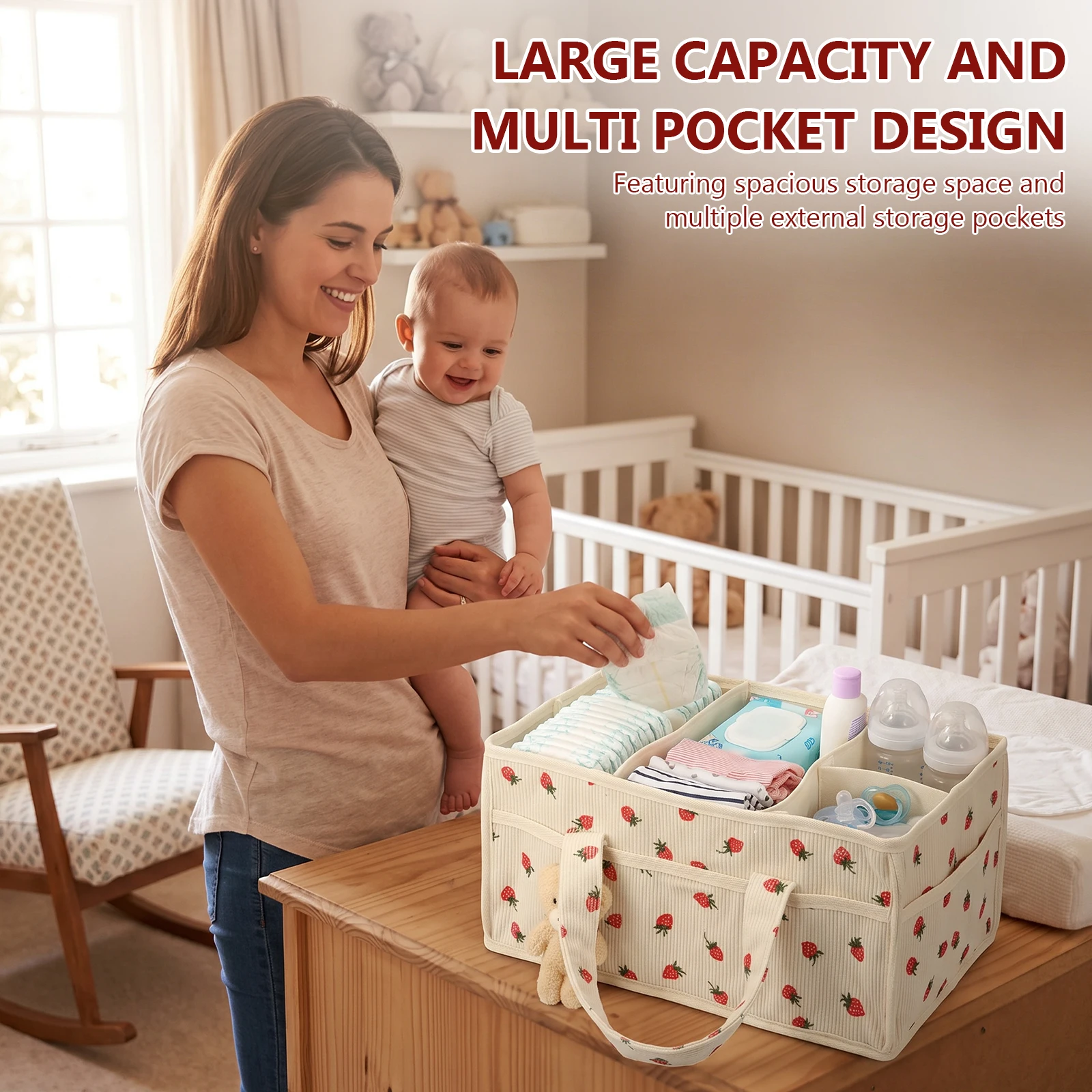 Baby Nappy Wipe Basket Organiz - Baby Products Organiser ulasan dan harga