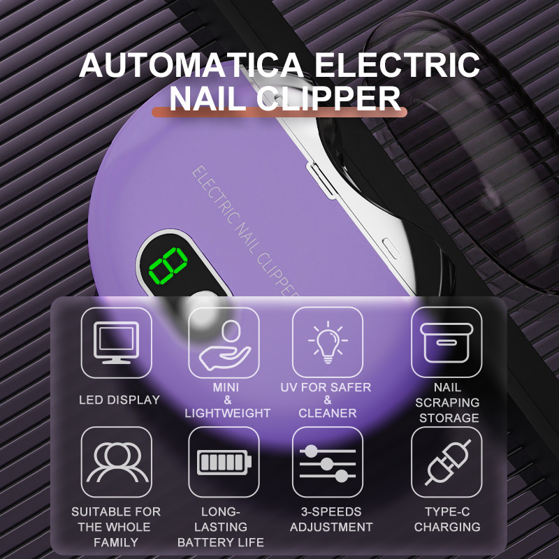 Electric Nail Clipper 3-Speed  - Baby Nail Trimmer Electric ulasan dan harga
