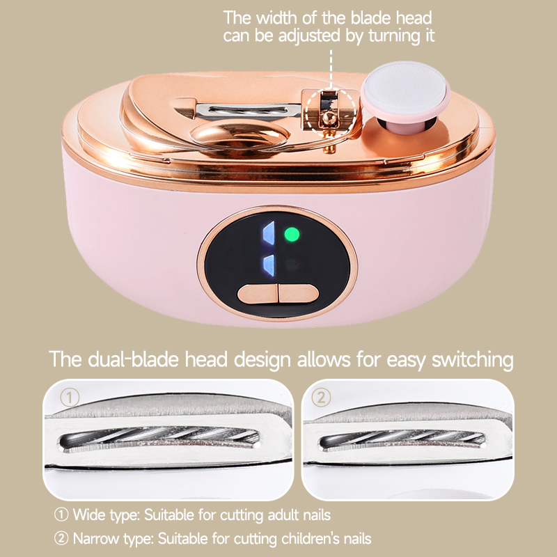 2 IN 1 Electric Nail Clipper C - Baby Nail Trimmer Electric ulasan dan harga