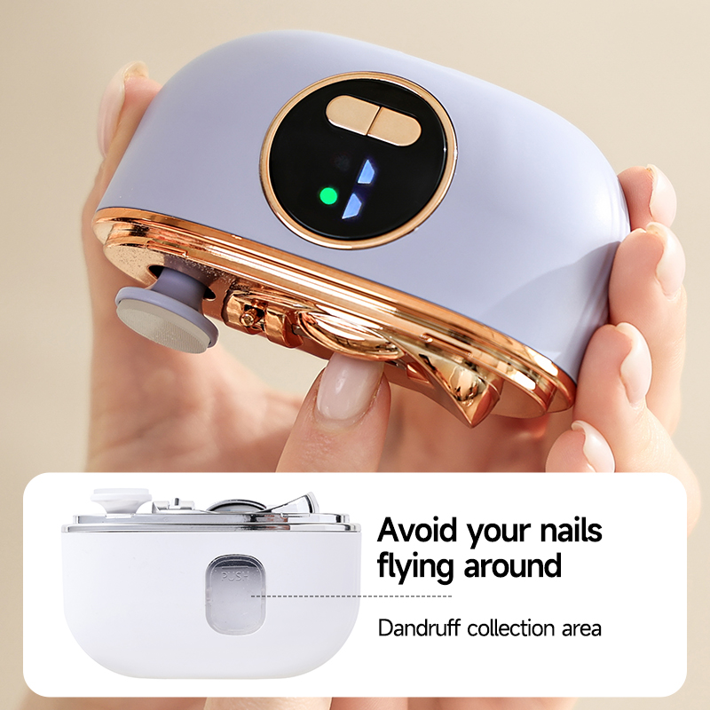 2 IN 1 Electric Nail Clipper C - Baby Nail Trimmer Electric ulasan dan harga
