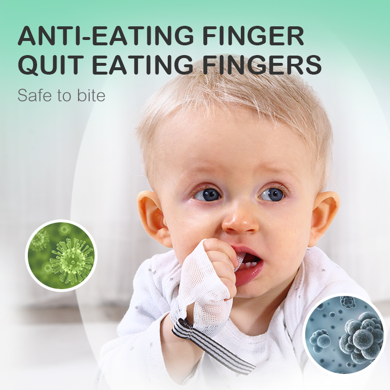 Baby Anti-eating Hand Gloves B - Teething Mitten Baby ulasan dan harga