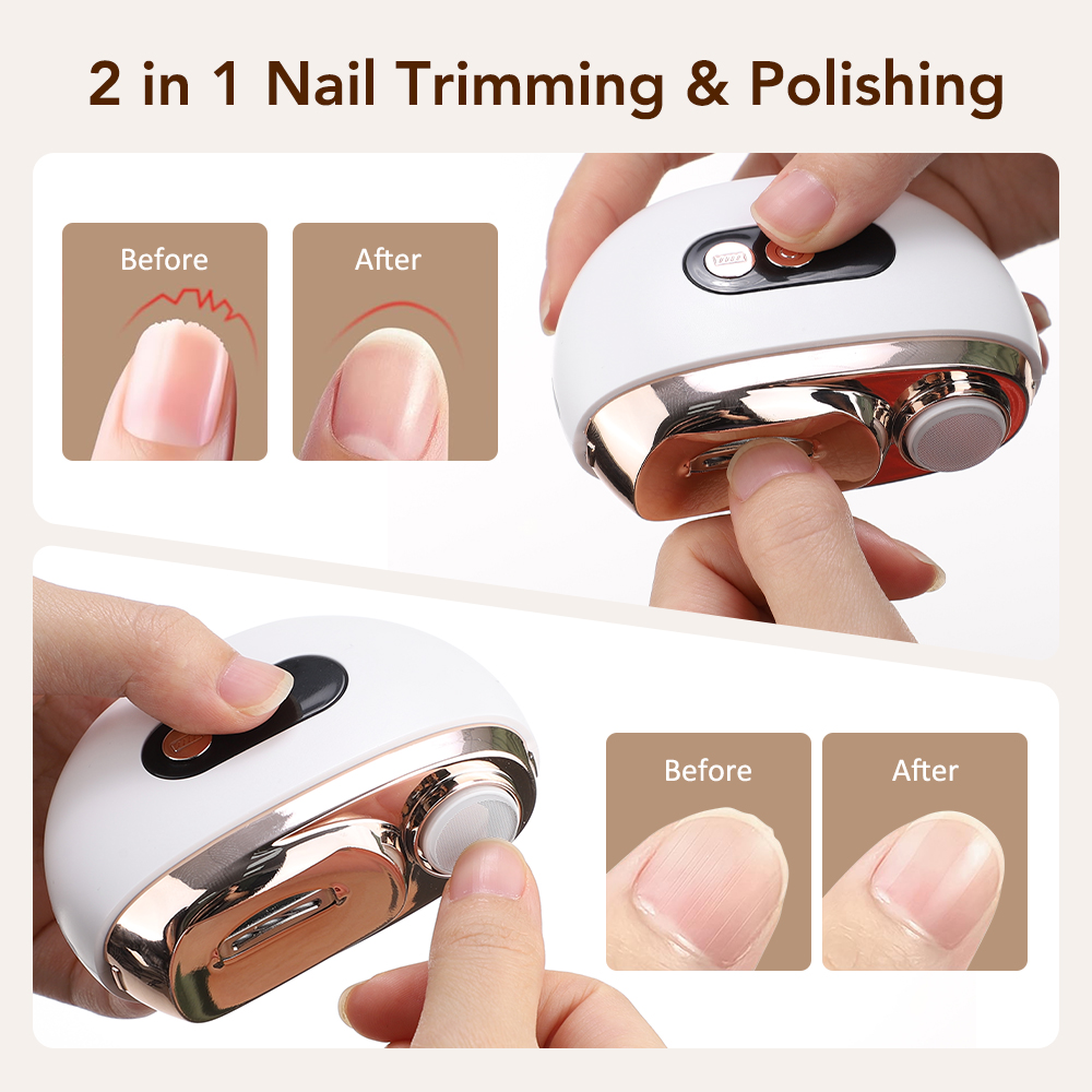 New Electric Nail Clipper Rech - Baby Nail Trimmer Electric ulasan dan harga