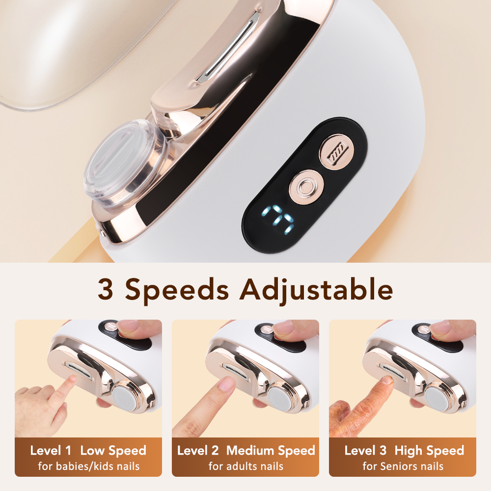 New Electric Nail Clipper Rech - Baby Nail Trimmer Electric ulasan dan harga