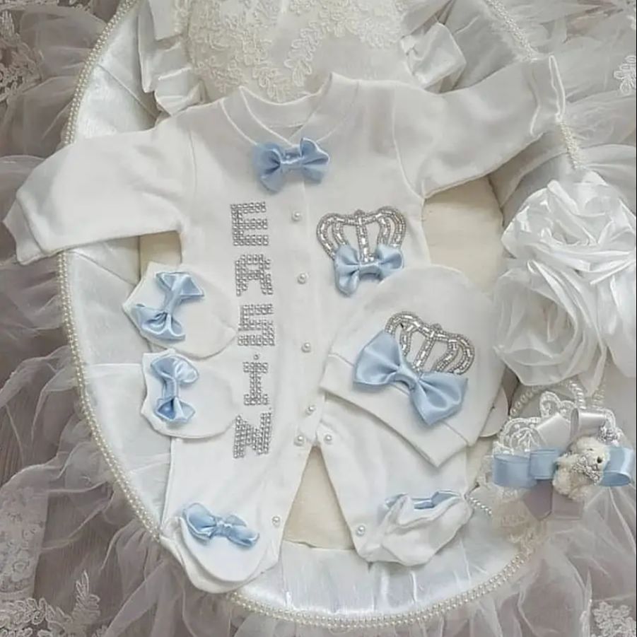 5pcs Newborn Baby Boy Outfits  - Baby Products Kit Set ulasan dan harga