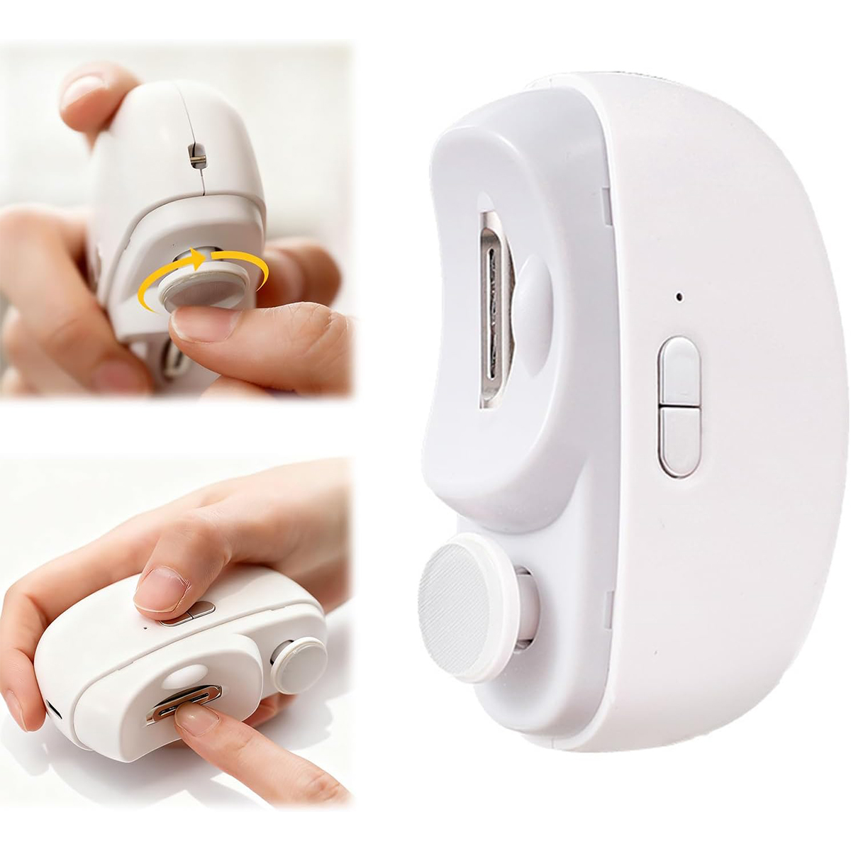 Electric Nail Trimmer with Lig - Baby Nail Trimmer Electric ulasan dan harga