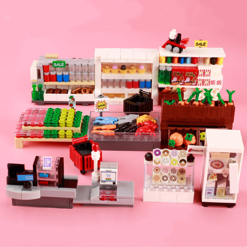 MOC City Supermarket Building  - Lego Set Creator ulasan dan harga