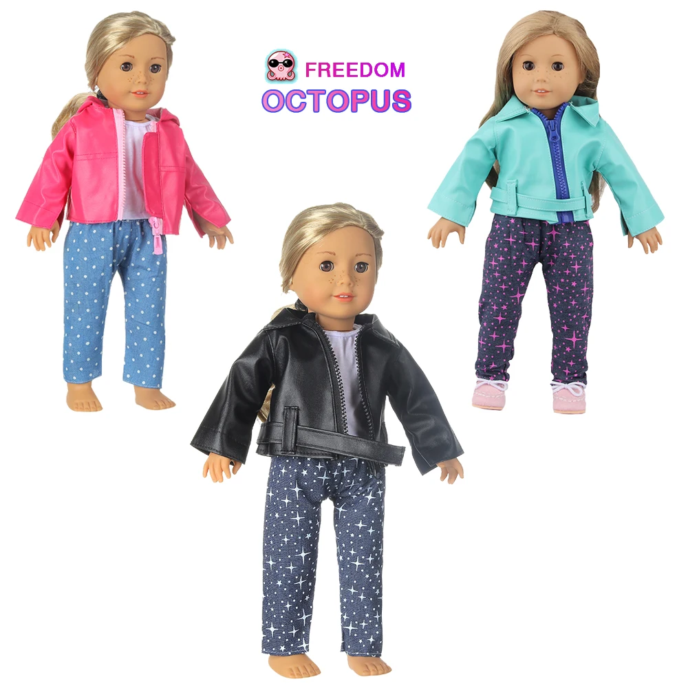 1 Set Leather Coat+T-shirt+Pan - Baby Products Shop ulasan dan harga