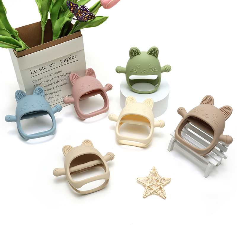 Food Grade Baby Silicone Glove - Teething Mitten Baby ulasan dan harga