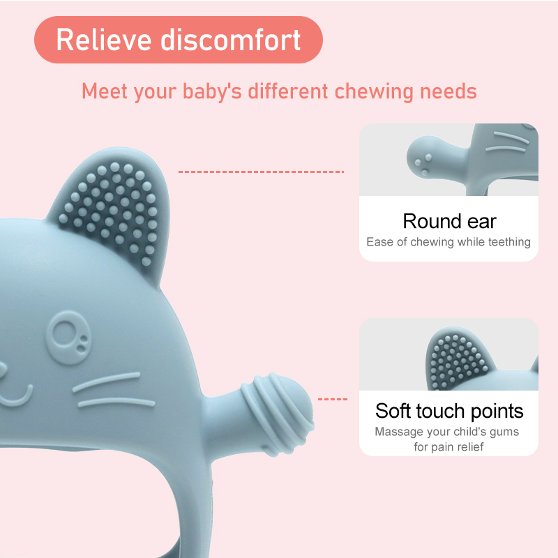 Food Grade Baby Silicone Glove - Teething Mitten Baby ulasan dan harga