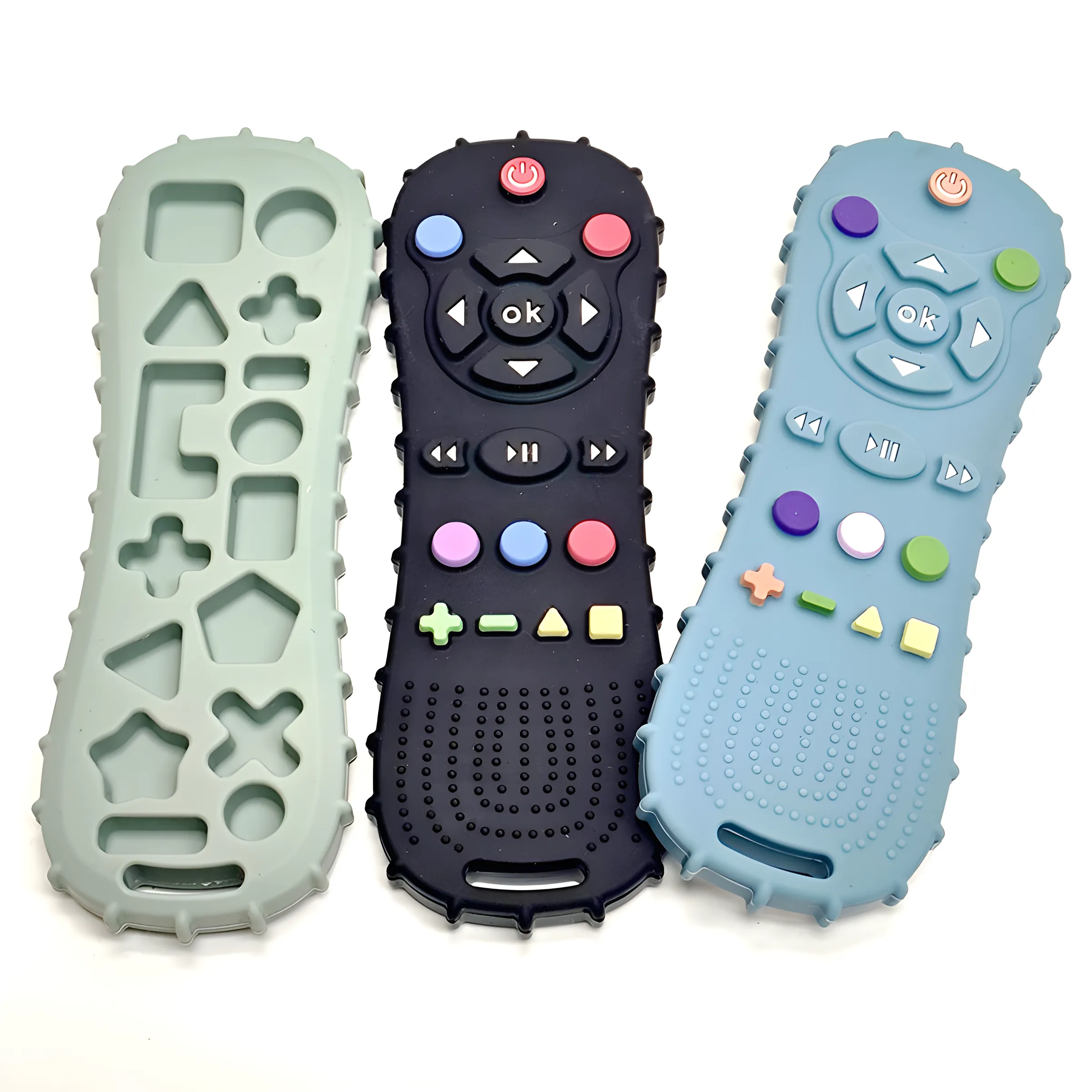 1/3PCS Baby Remote Control Tee - Teething Mitten Baby ulasan dan harga