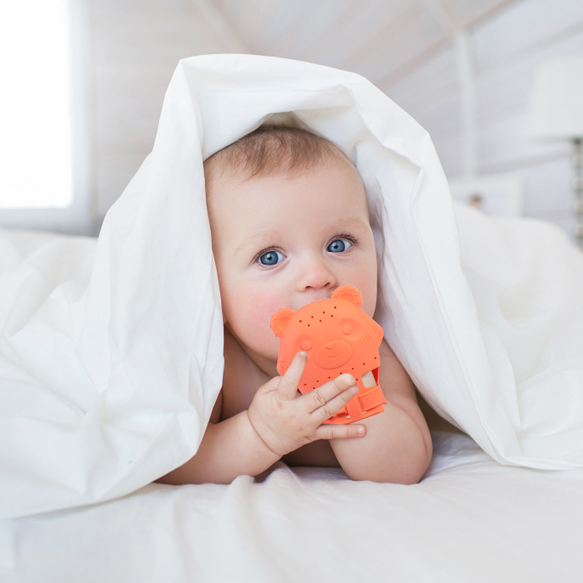 Safe Teether Glove Safe Teethi - Teething Mitten Baby ulasan dan harga
